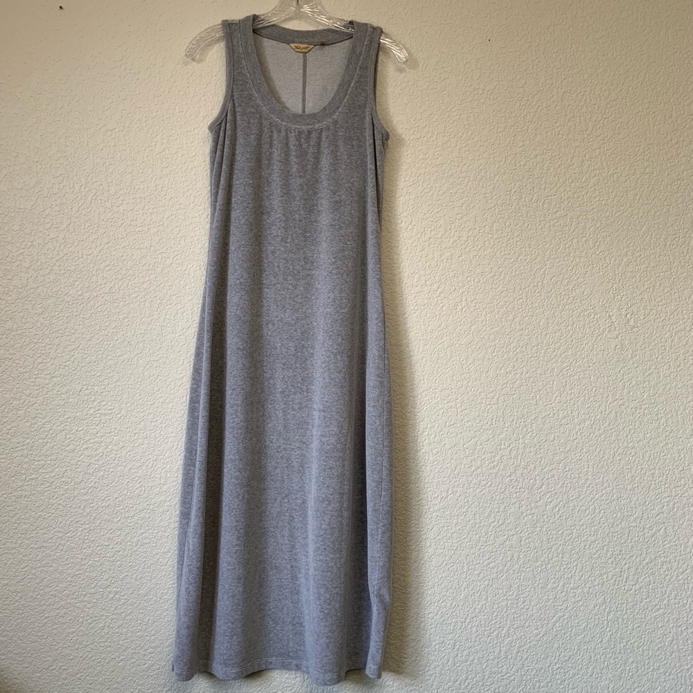 True Grit Knit Velveteen Long Dress size Small - Picture 1 of 6